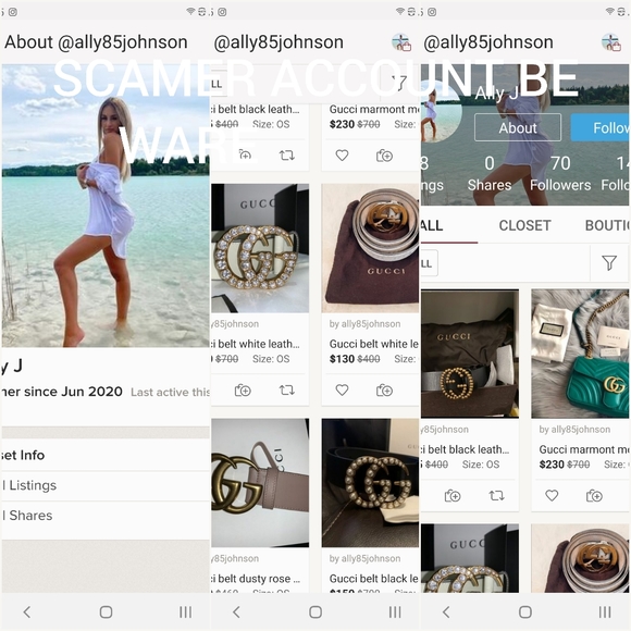 Gucci SCAMMER - Picture 2 of 2